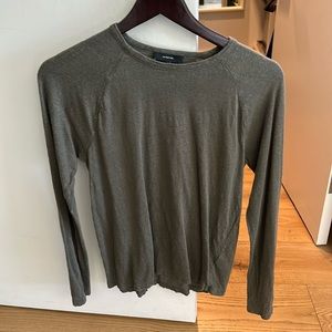Vince long sleeve olive tee